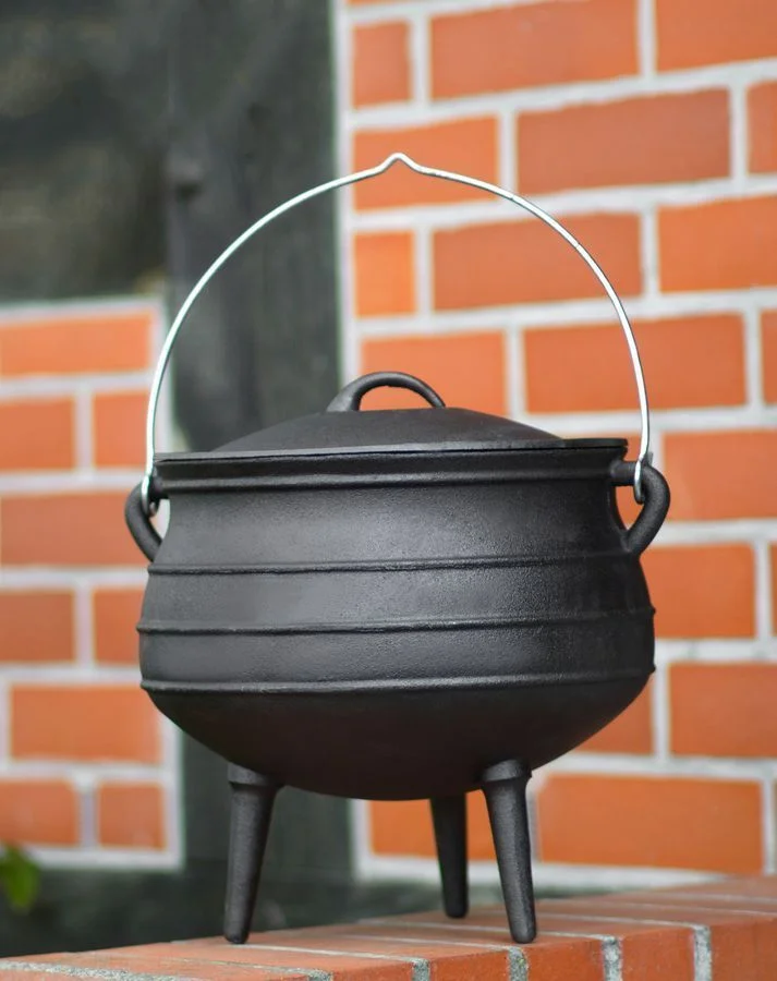 3 Leg Cast Iron Pot South Africa Cast Iron Potjie Pot Pre-seasoned For Camping Cooking Cauldron Hot Pot South Africa