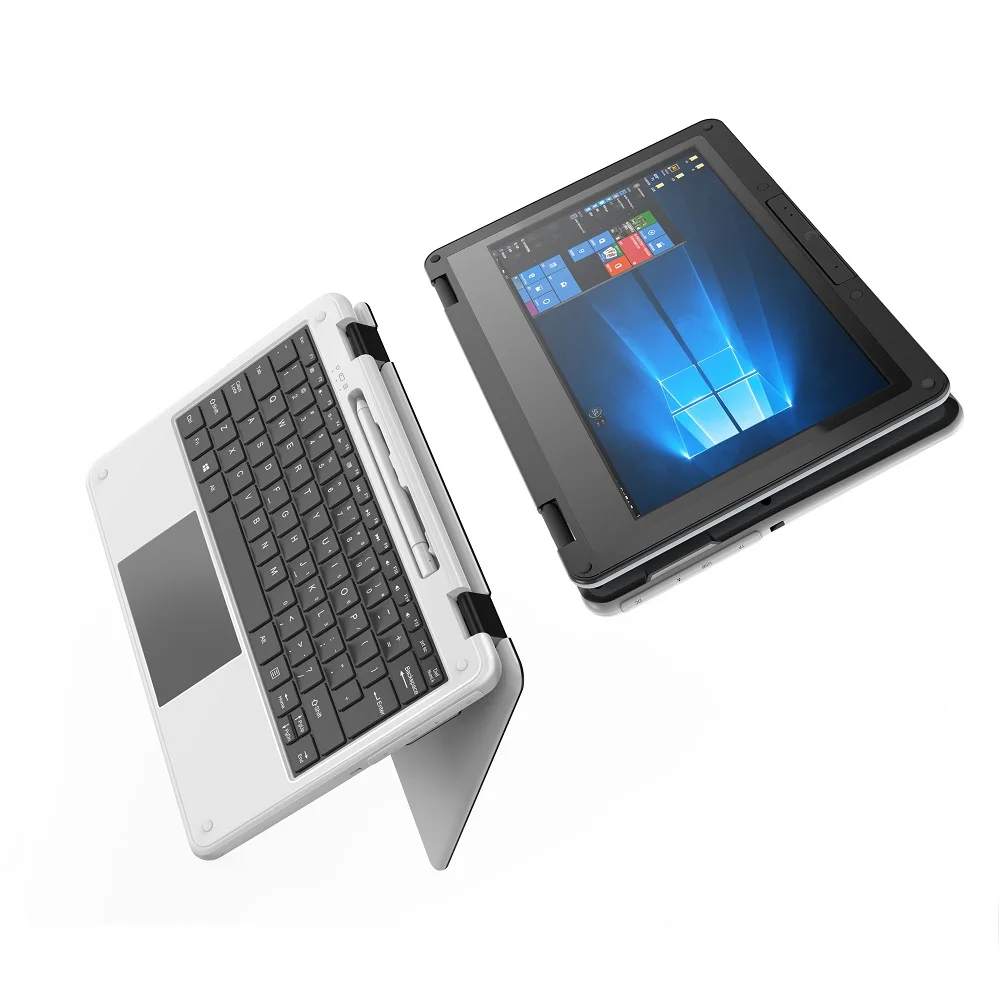 Affordable windows 10 mini laptop core i7 265ssd touch screen rotating 360 degree children educational laptops tablet PC