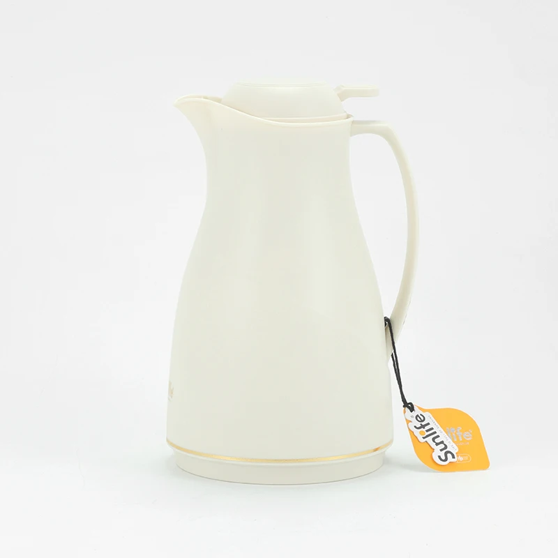 Sunlife 1.0L персонализированный PP корпус розовый стеклянный вкладыш арабский чайный горшок без BPA термос кофейник