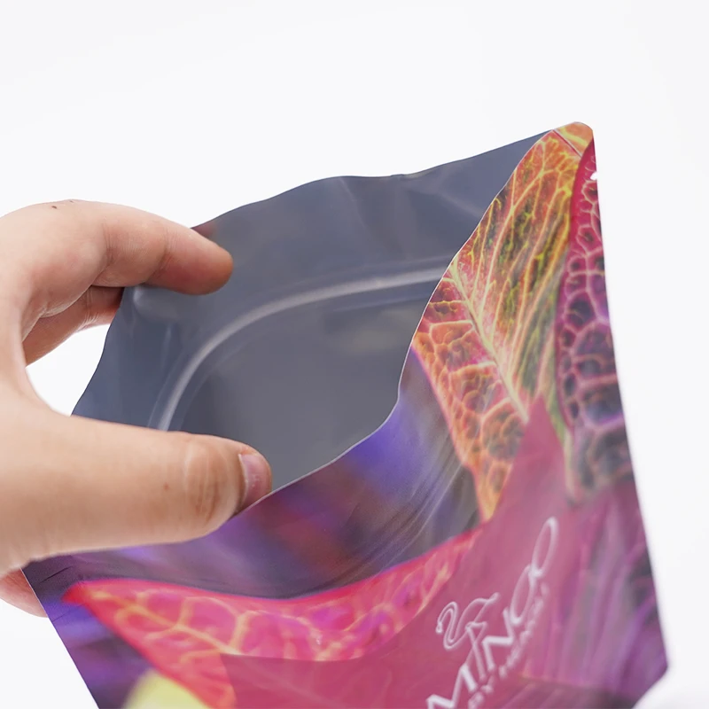 Professional Custom Printing Self-sealing Pouch Food Aluminum Foil Waterproof Moisture-proof f Ziplock Food Packaging Bag