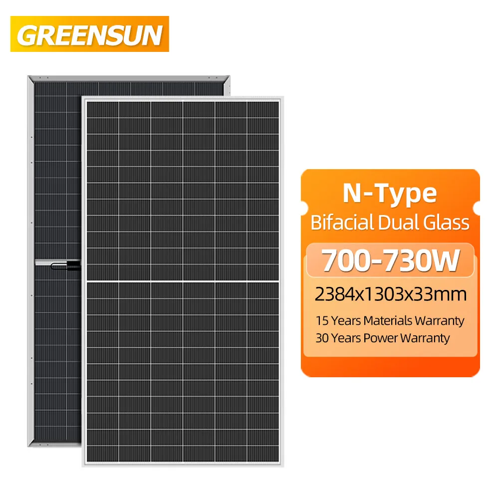 High efficiency Photovoltaic Solar Panel 700W 710W 720W 730W 750W PV Module solar Power Panels System