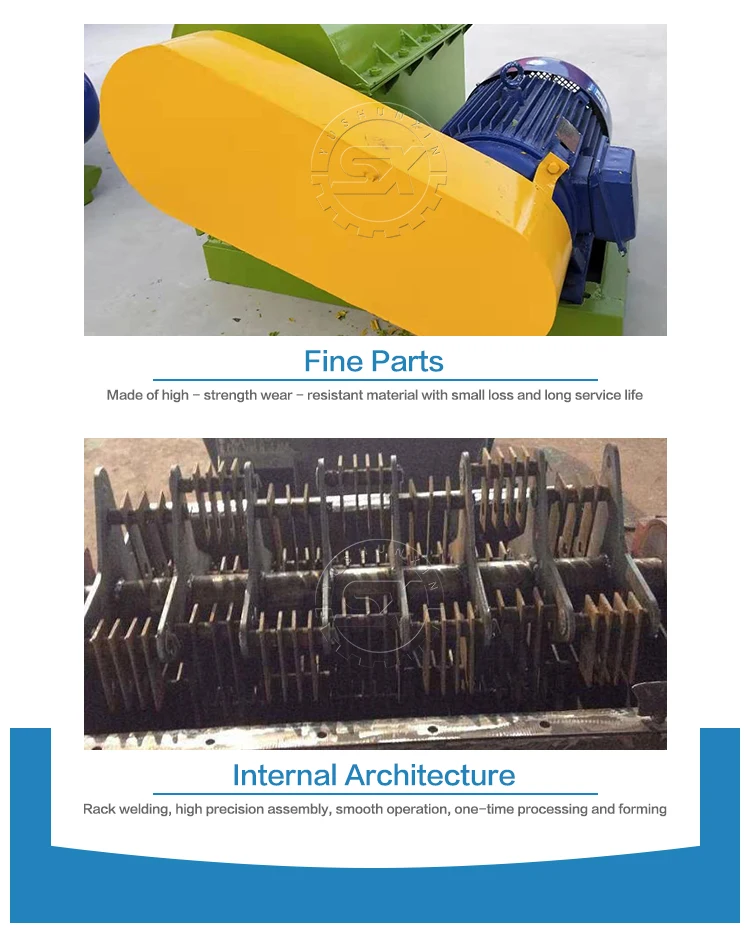 Crusher/grinder machine/compost crusher