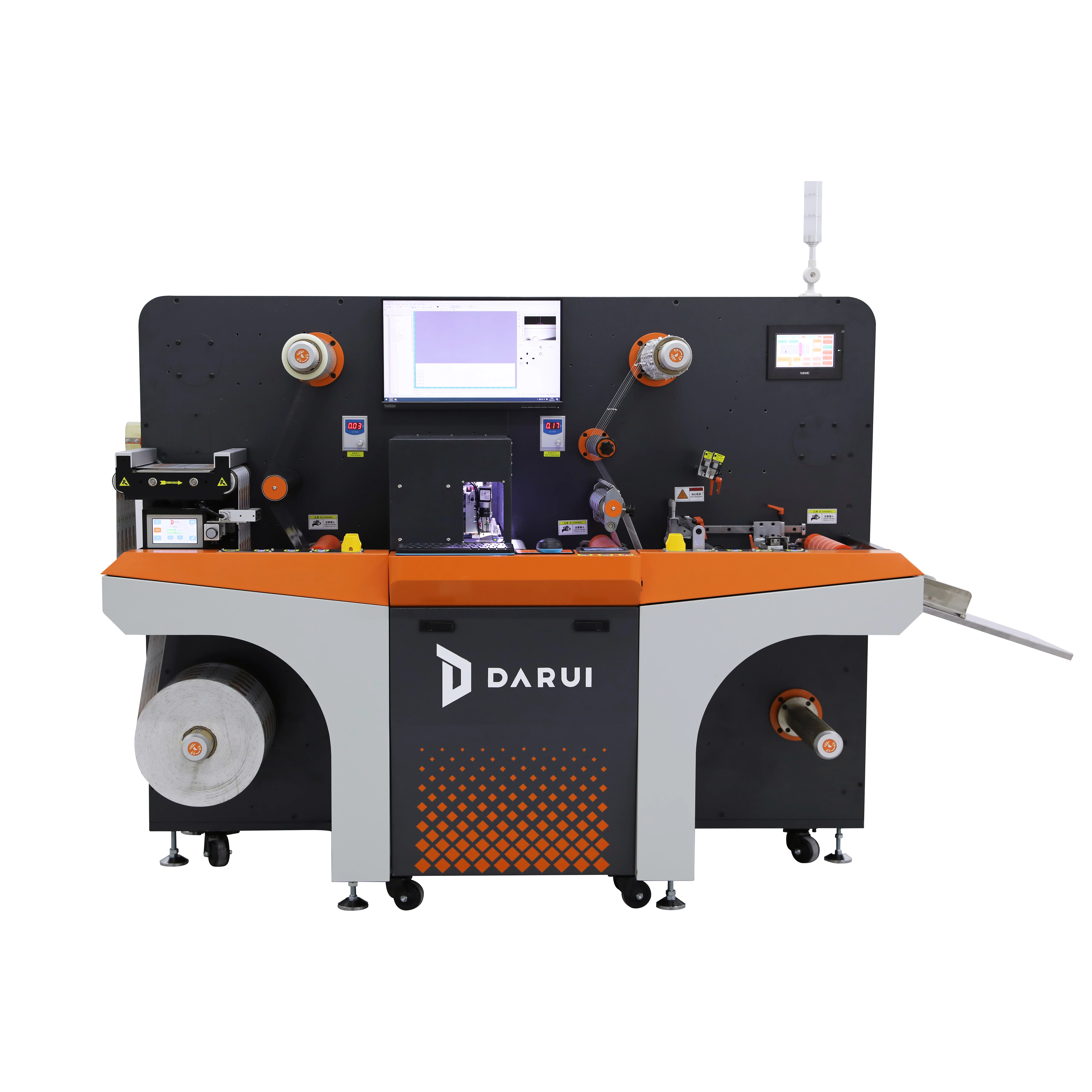 Darui S4  High Speed Sticker Cutter Digital Label Roll Die Cutter  Automatic Label Die Cutting Machine for Label Printing Factor