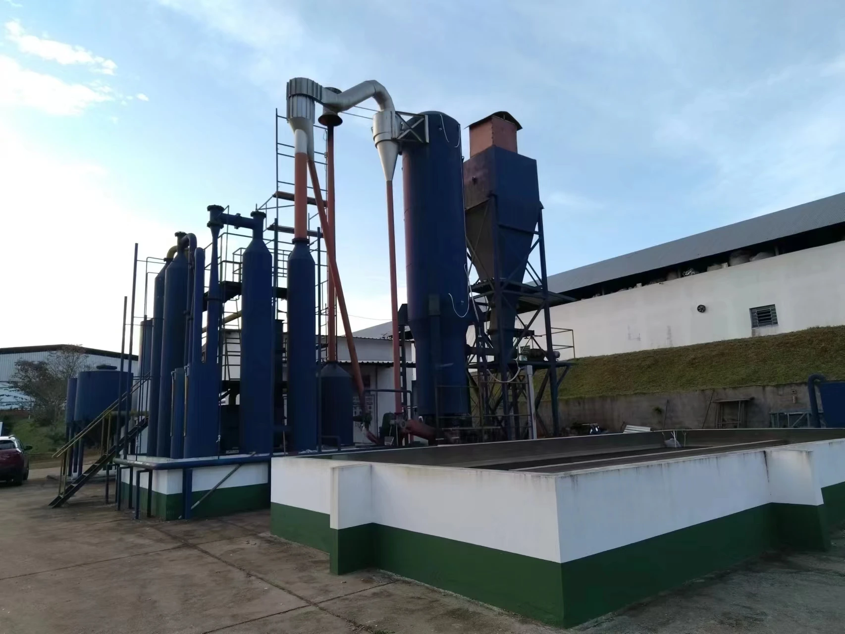 2.4MW biomass rice husk gasification power plant/biomass gasifier power generation