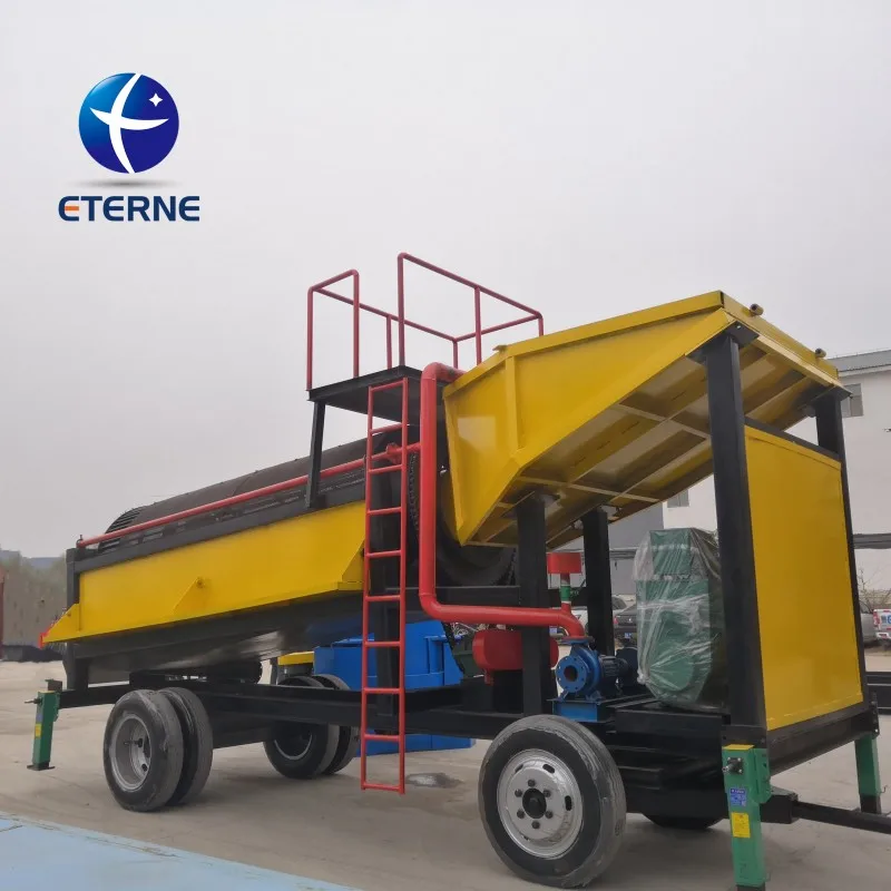 Hot Selling Ilmenite Recovery Plant Gold Trommel Washing Machine