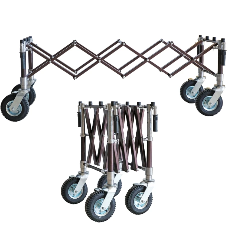 THR-CTF04 Funeral Products Mortuary Church Truck Folding Coffin Transport Trolley