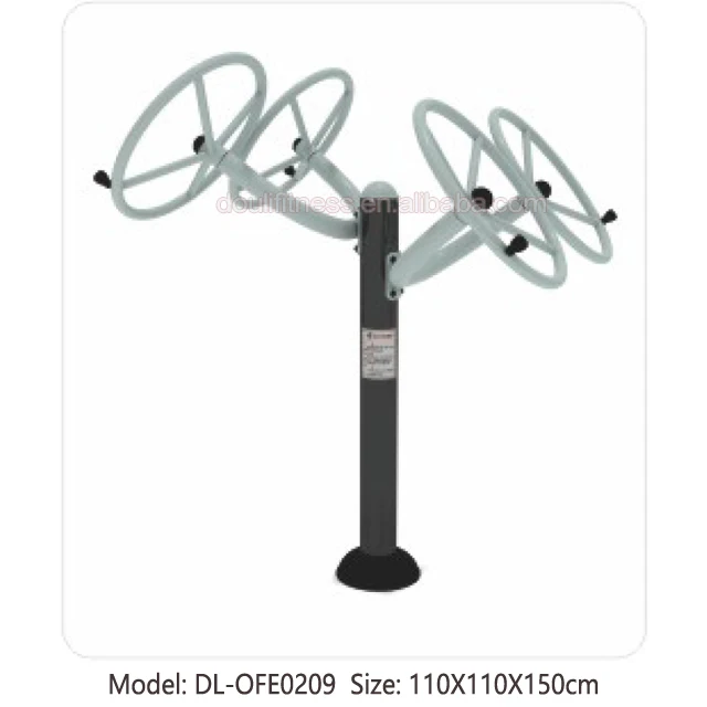 Dream outdoor double shoulder stretching exercise wheel spinner fitness equipment