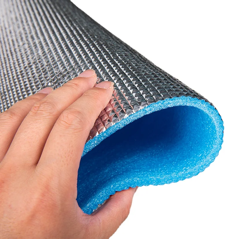 Wall Insulated Roofing Sheet Price Heat Thermal Acoustic Auto Car Heat Aluminium Foil Insulation With Air Bubbles