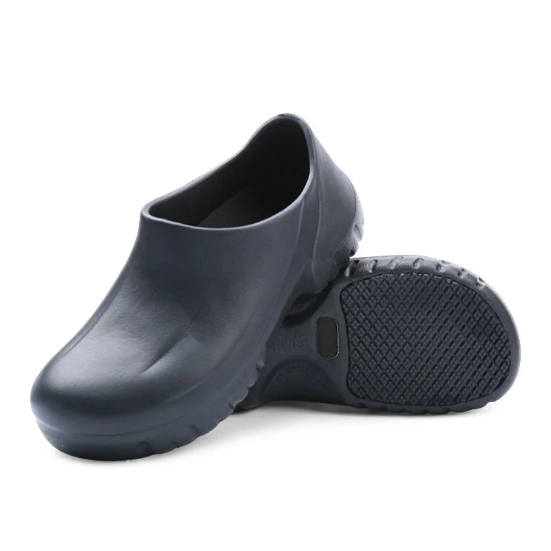 Anti Slip Oil Resistant Soft Water Resistant EVA Rubber Work Chef Shoes Kitchen
