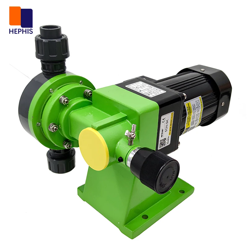 Good Performance Hephis 12V/24V  Metering Pump Diaphragm Dosing Pump Chemical Mechanical Dosing Pump Water Treatment