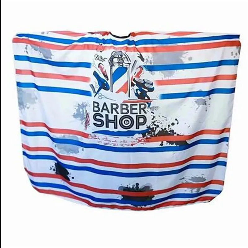 Hair salon printed barber wholesale cheap professional beauty pvc hairdressing capes hair cutting cape