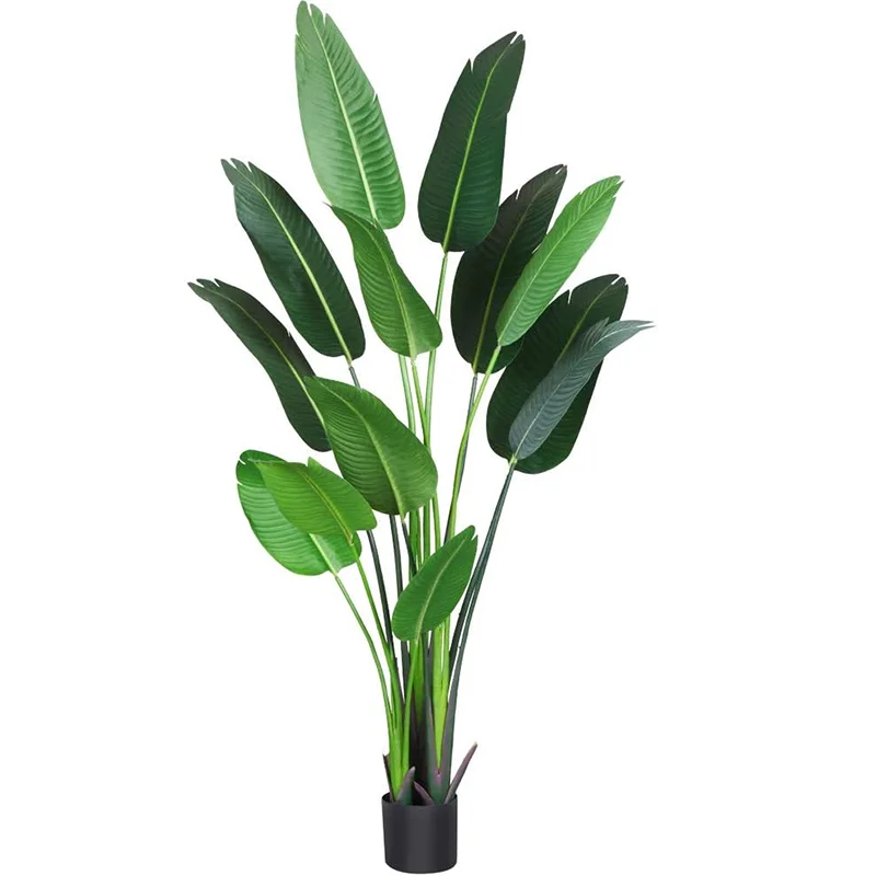 Искусственный шелк для домашнего декора 80 см 7 листьев