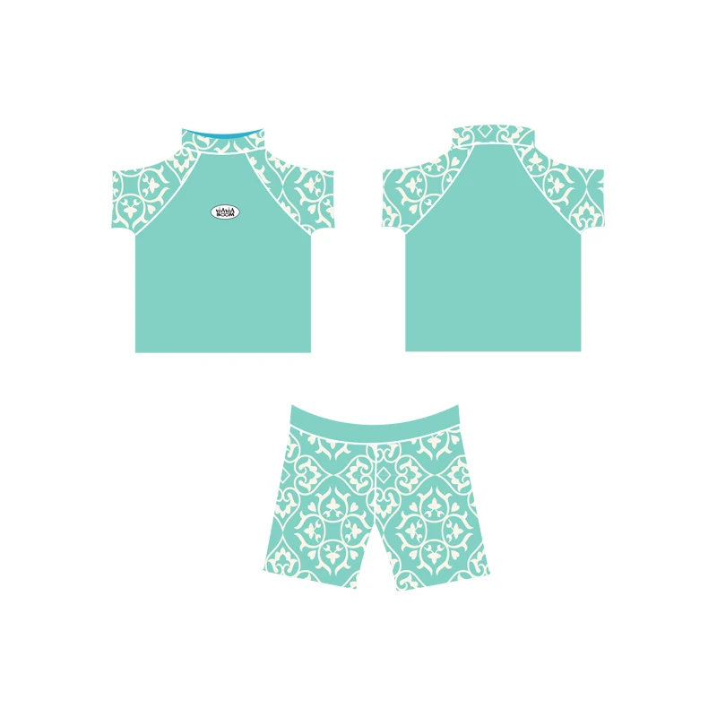 2021 New Spring Lovely Kids Baby Rash Guard manufacturer Custom logo UPF50+ Rashguard