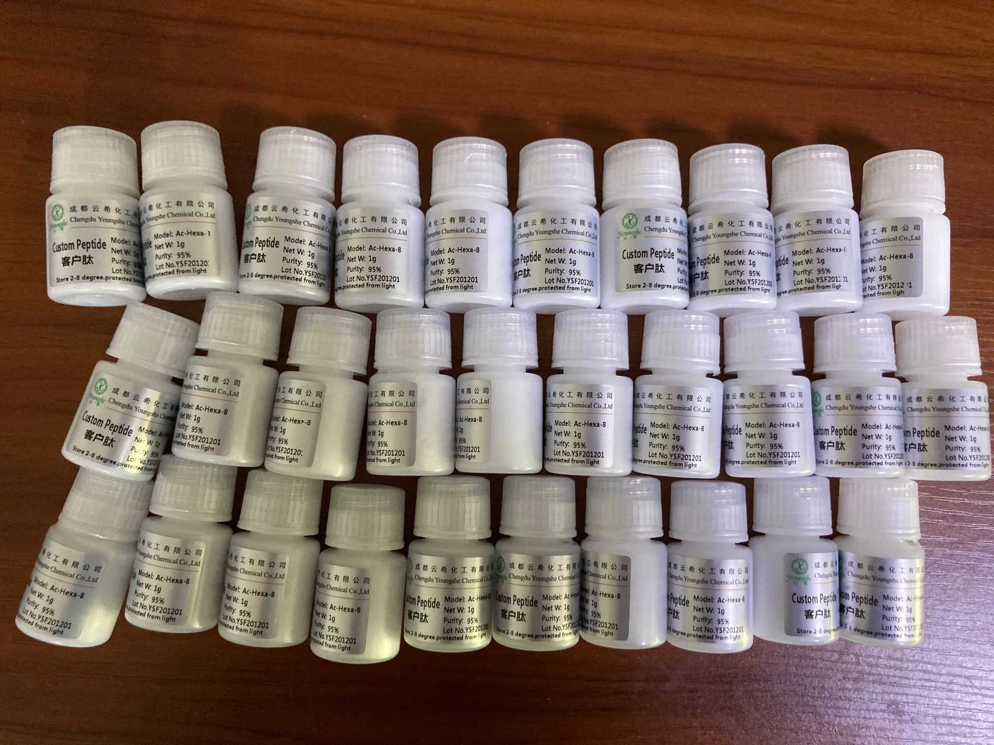 Chengdu Youngshe amino acid synthesis Elastin Anti-Wrinkle Peptide Pentapeptide-37