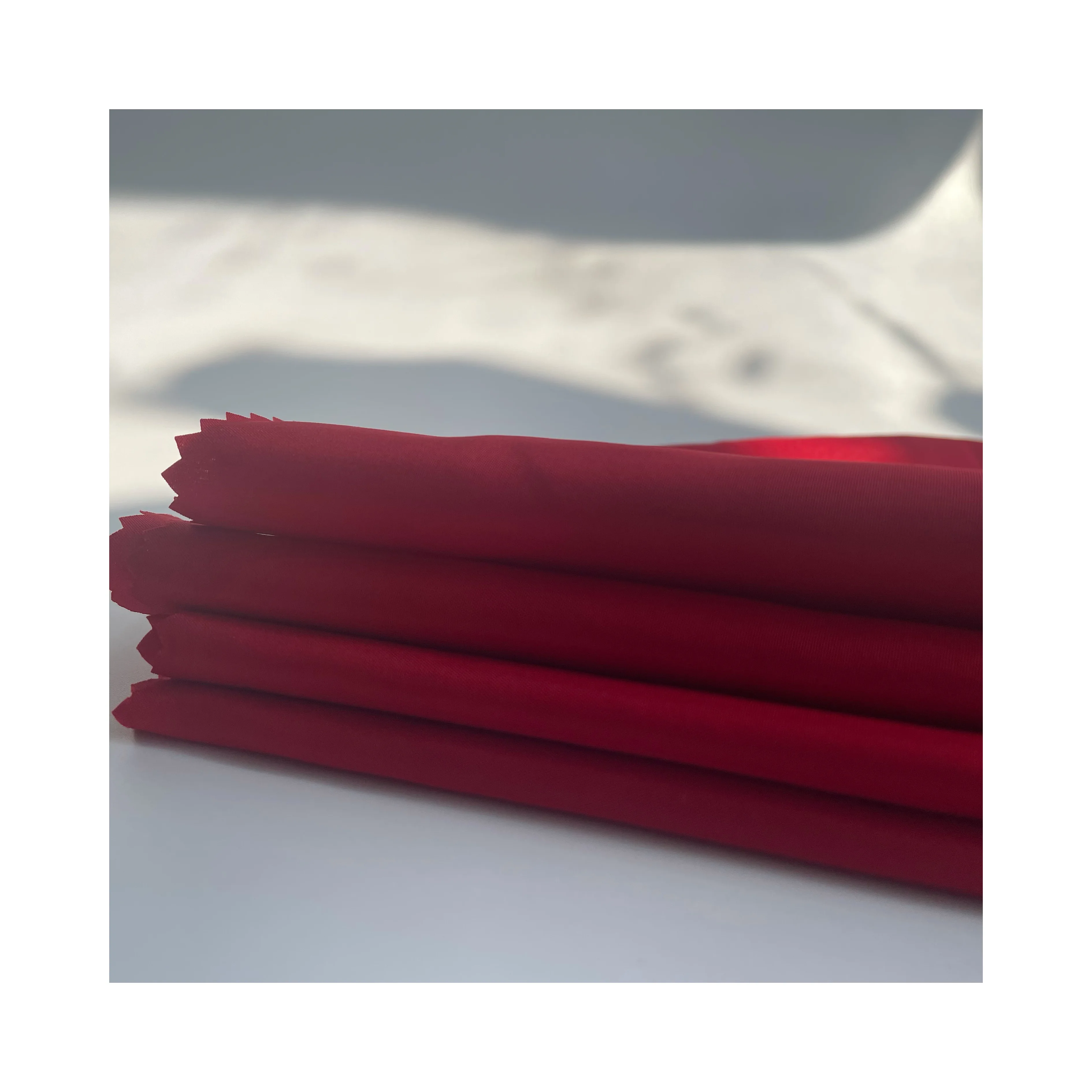 75D 240T Semi Dull Pongee Lining Shell Fabric Plain Woven Spring Autumn Winter Cire Waterproof Soft High-quality