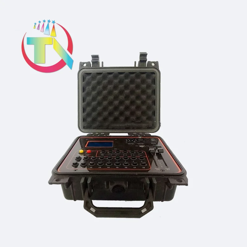 Многоцелевая Беспроводная система зажигания DMX 512 мини-контроллер холодной искры для консоли