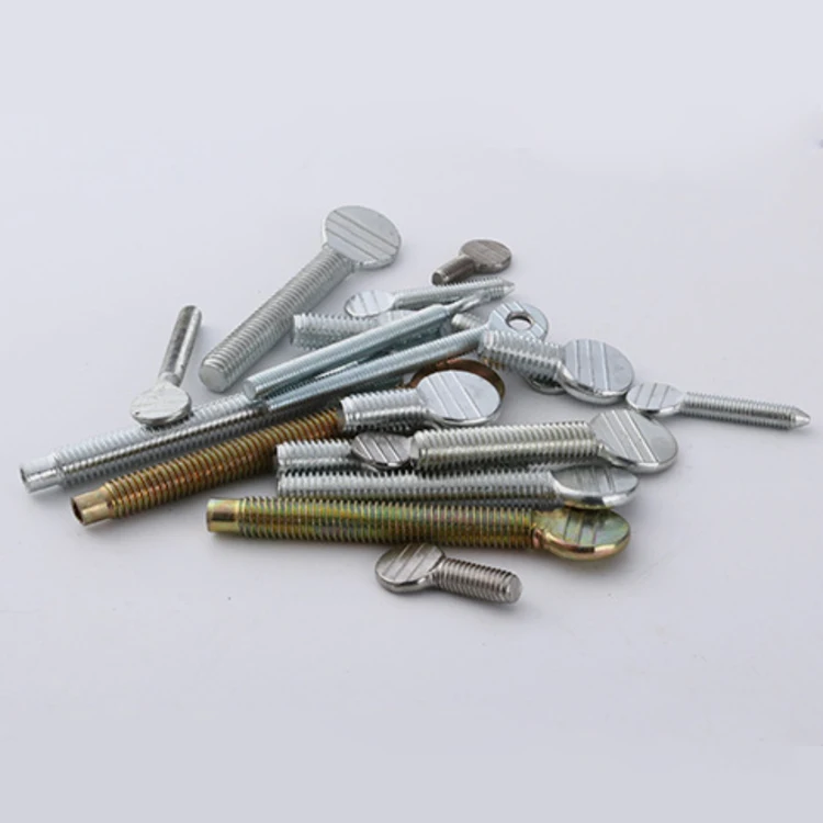 Fastener M4 M5 M6 M8 M10 Table Tennis Racket Screws Thumb Knob Screw Hand Twist Bolts Round Flat Head Screw