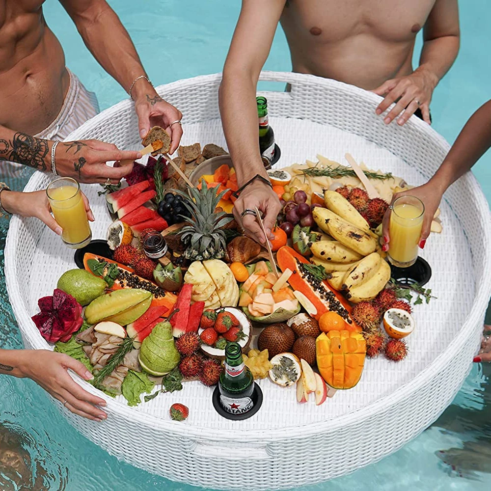 Good quality breakfast floating tray  hotel beach pool tray pool float trays villa for pool