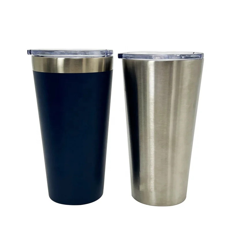 Wholesale OEM personalized eco friendly engraved 16oz stainless steel vacuum insulated cold drink tumbler cup