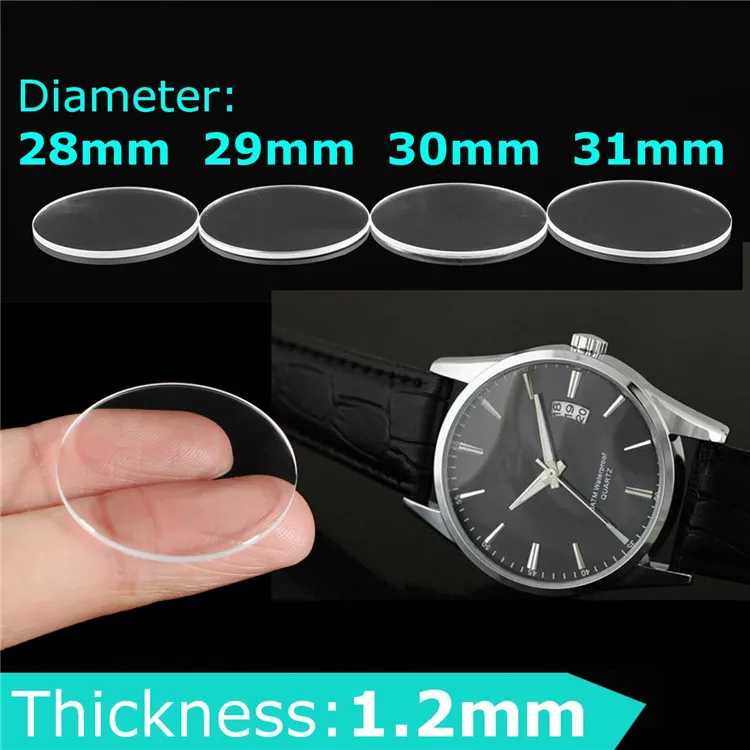 Factory customize polished C orientation Optical sapphire crystal watch glass