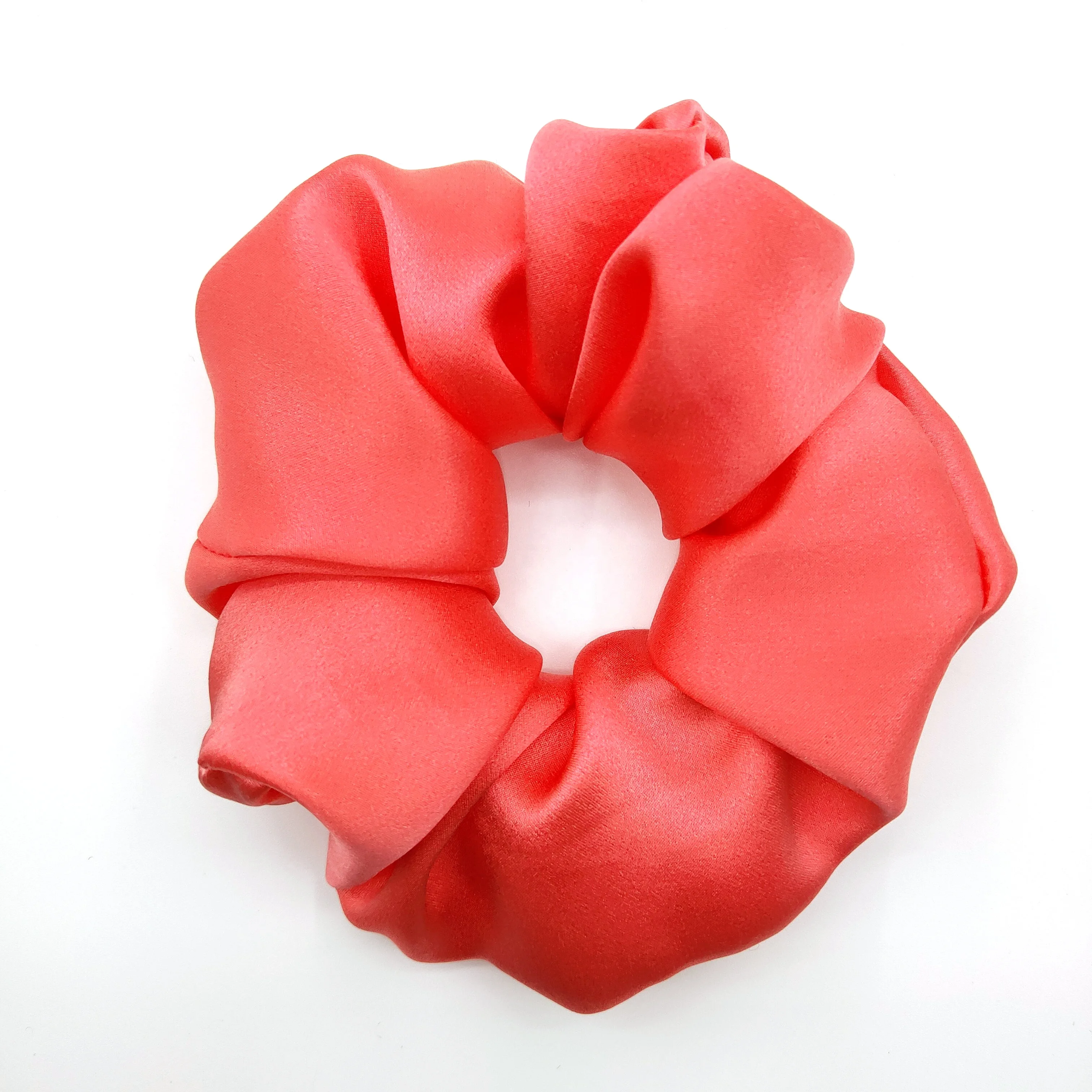 Silk Scrunchies Hair Ties Novelty Silk Satin 100% Pure Silk Fabric Satin Scrunchie