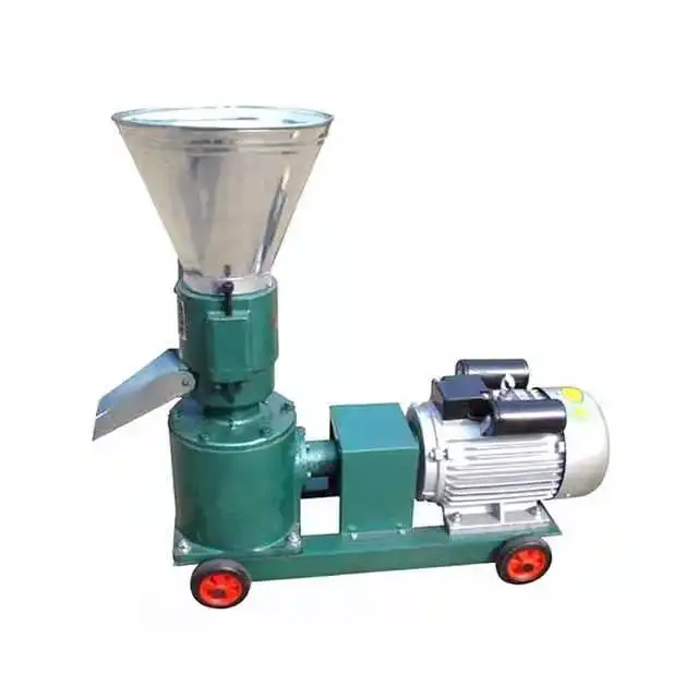 
household small 220V fish chicken pig poultry animal feed pellet processing machines Motor Farming pelletizer 