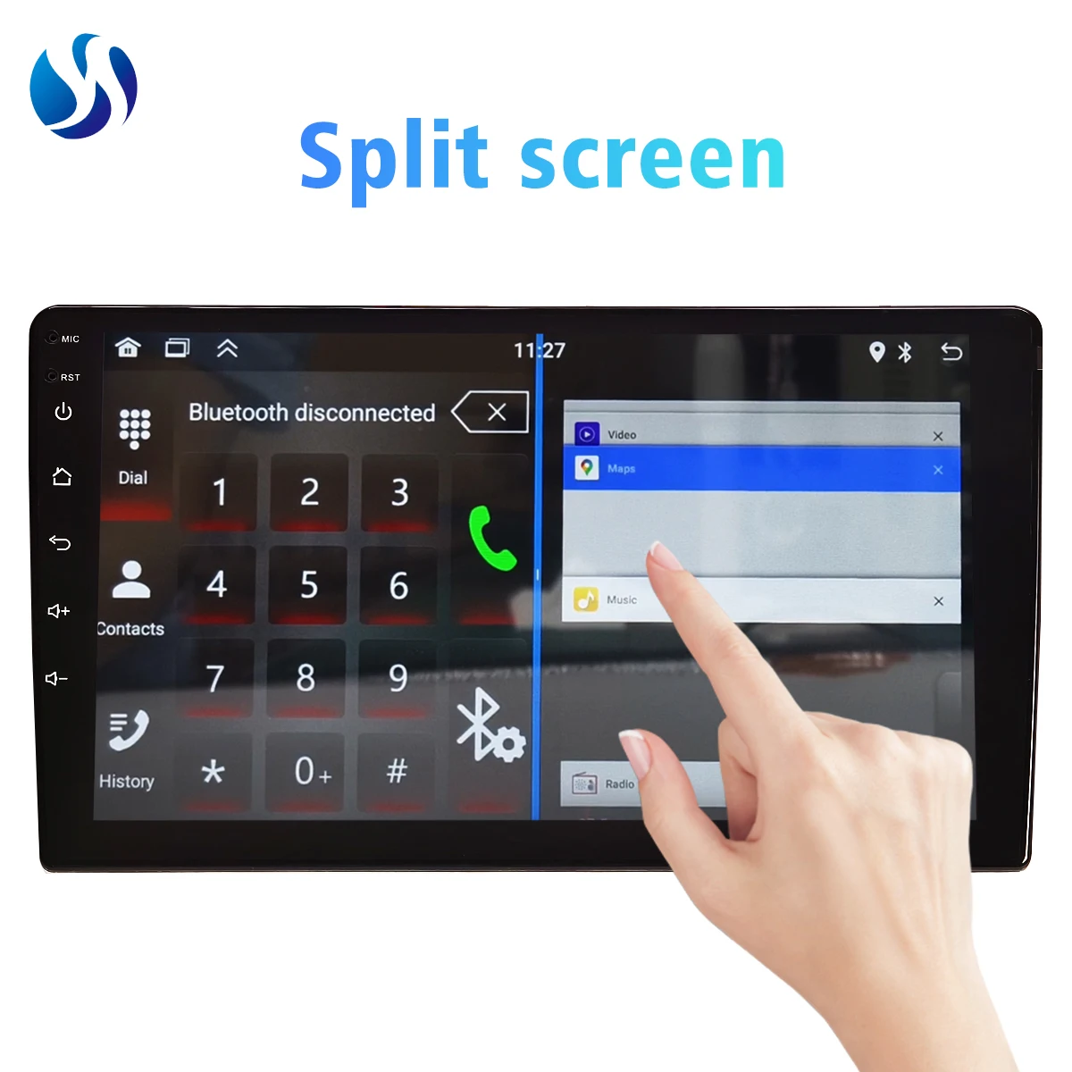 Автомагнитола на Android Автомобильный плеер 9 дюймов для Volkswagen/VW/PASSAT/POLO/GOLF 5 6/TOURAN