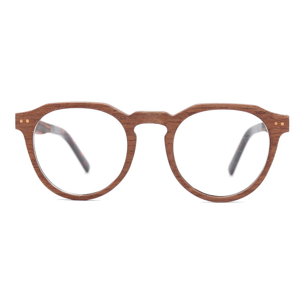 Designer fashion wooden optical frames handmade wood eyeglasses custom logo