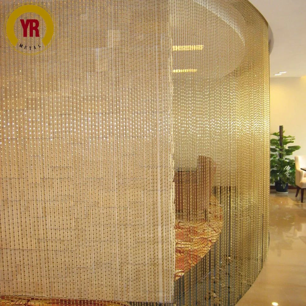 wholesale cheap metal beaded outdoor curtains