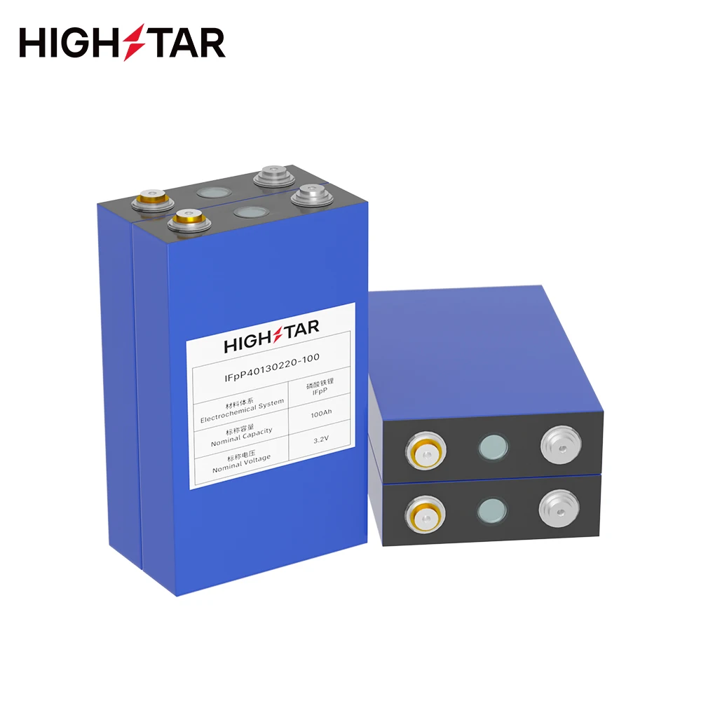 HIGHSTAR  Lithium Ion Battery 100ah  rechargeable LiFePo4 battery 3.2v Cell battery for solar energy storage pack