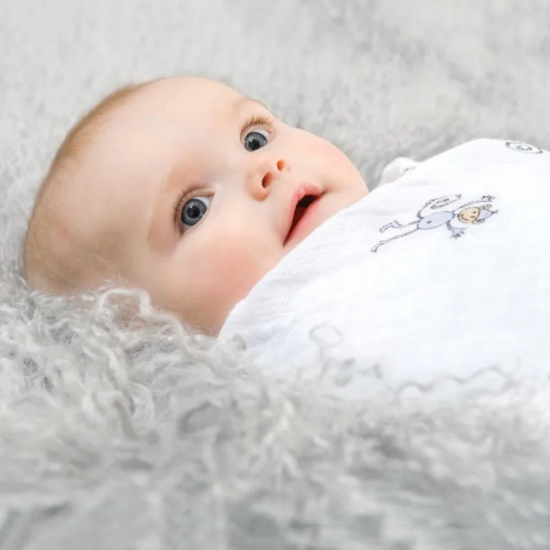 Baby muslin / muselina Swaddle Blankets Infant Soft Silky Bamboo Cotton Swaddle Wrap Unisex Muslin Receiving Blanket for Newborn