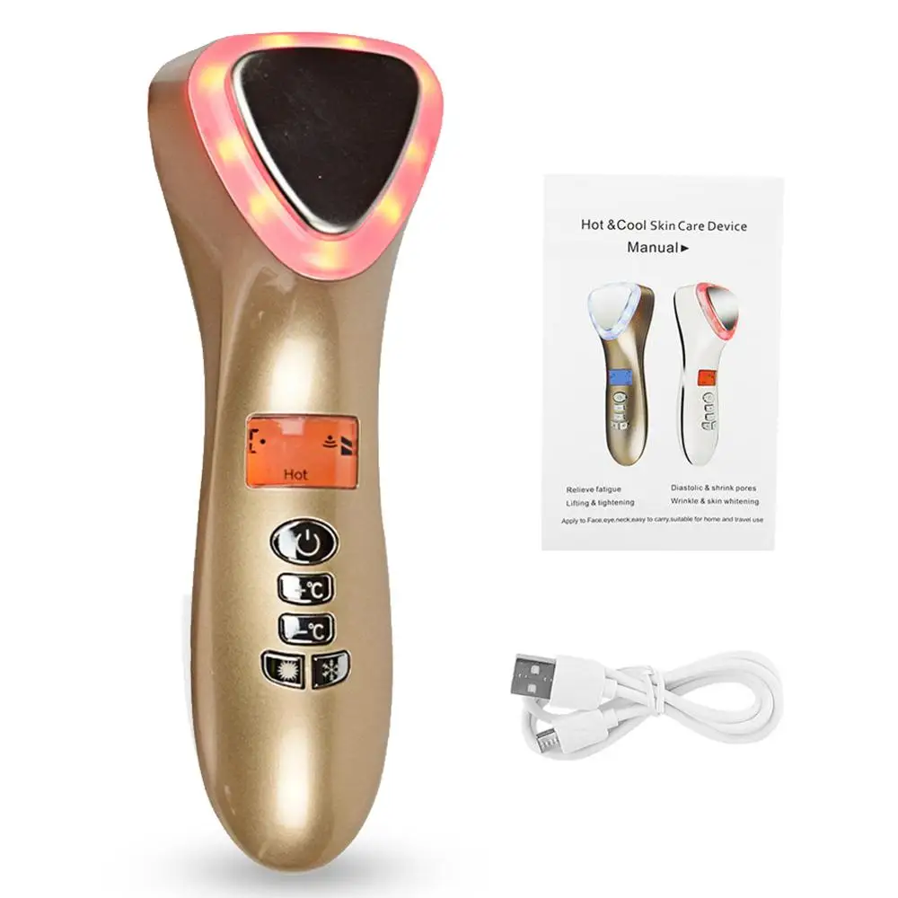Face Ice Spot Massage Hot And Cool Beauty Machine cold therapy hammer Beauty Care Multifunction Equipment