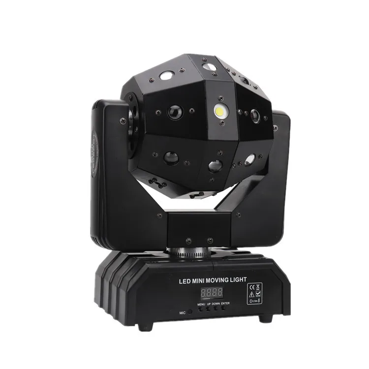 DJ disco 16x3w RGBW 4x15w strobe red green Laser LED moving head light