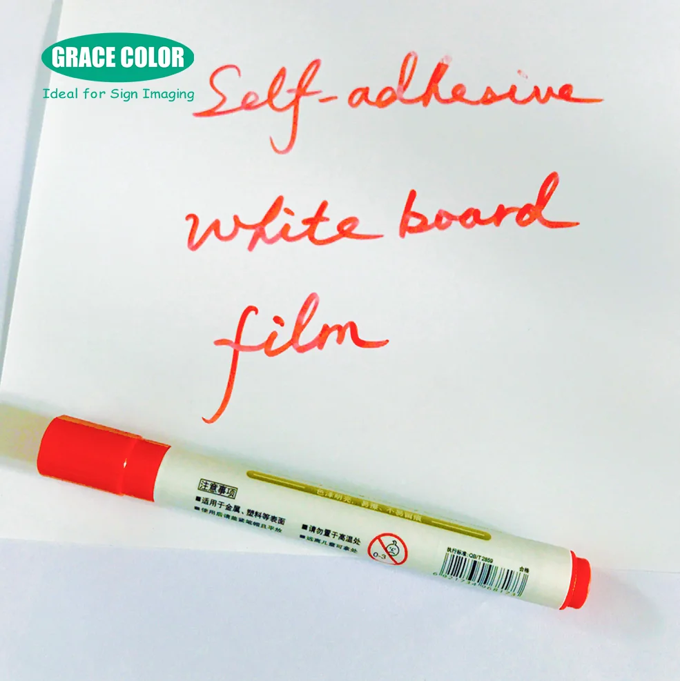 Glossy / Matte 200gsm Office Whiteboard Film Roll Whiteboard Sticker for Wall Decal