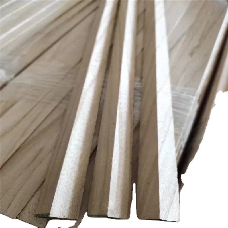 Paulownia Wood Chamfer Strips Batten Board Sawn Timber Strip