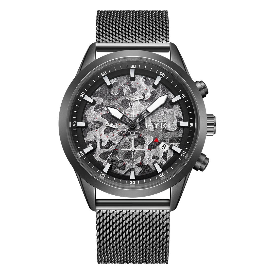 reloj de hombre Original fashion watch waterproof multifunctional camouflage men sports watch