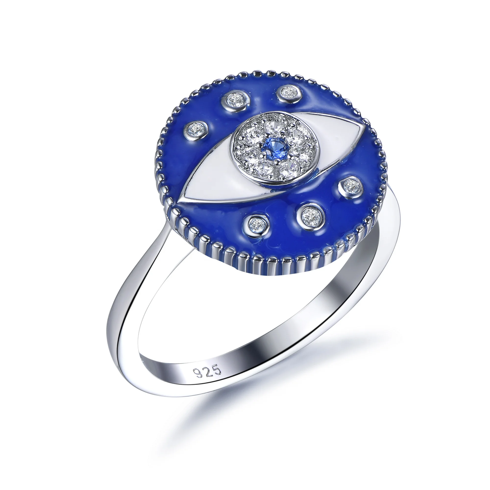 fashion jewelry dubai jewelleries set blue evil eye jewelry earrings ring jewellery gift sets sterling silver 925 jewellery