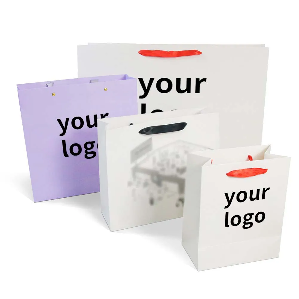 Custom Design 32Mmx76Mm Luxury Gift Packaging Tote Bag Kraft Oem Clothing Shoe Wax Art Paper Bags