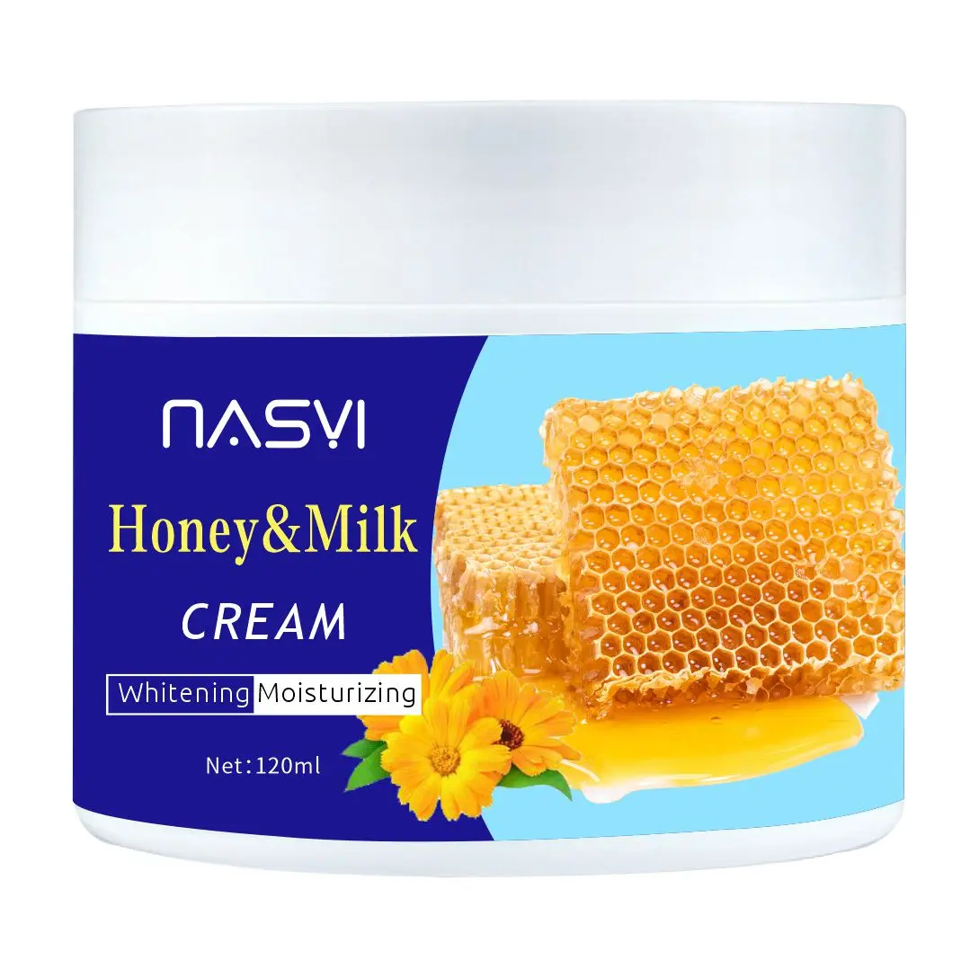 OEM ODM organic skin care products facial cream whitening honey & milk moisturizing face cream & lotion