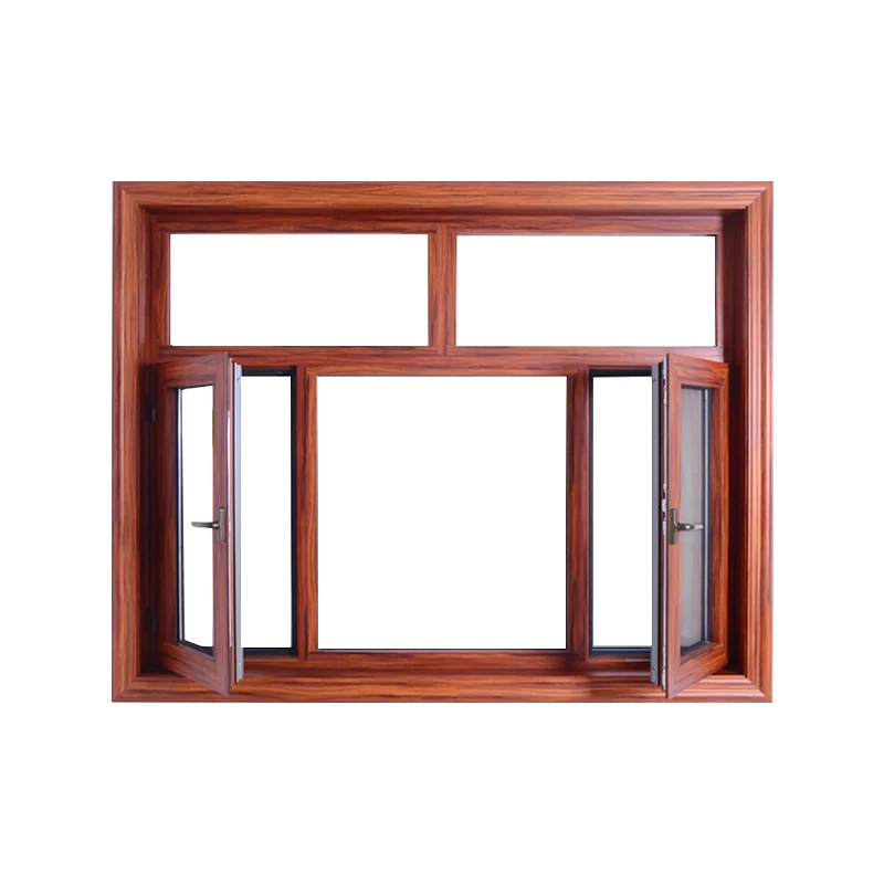 Beautiful 24 x 48 burglar proof casement tilt turn window home UPVC windows profiles