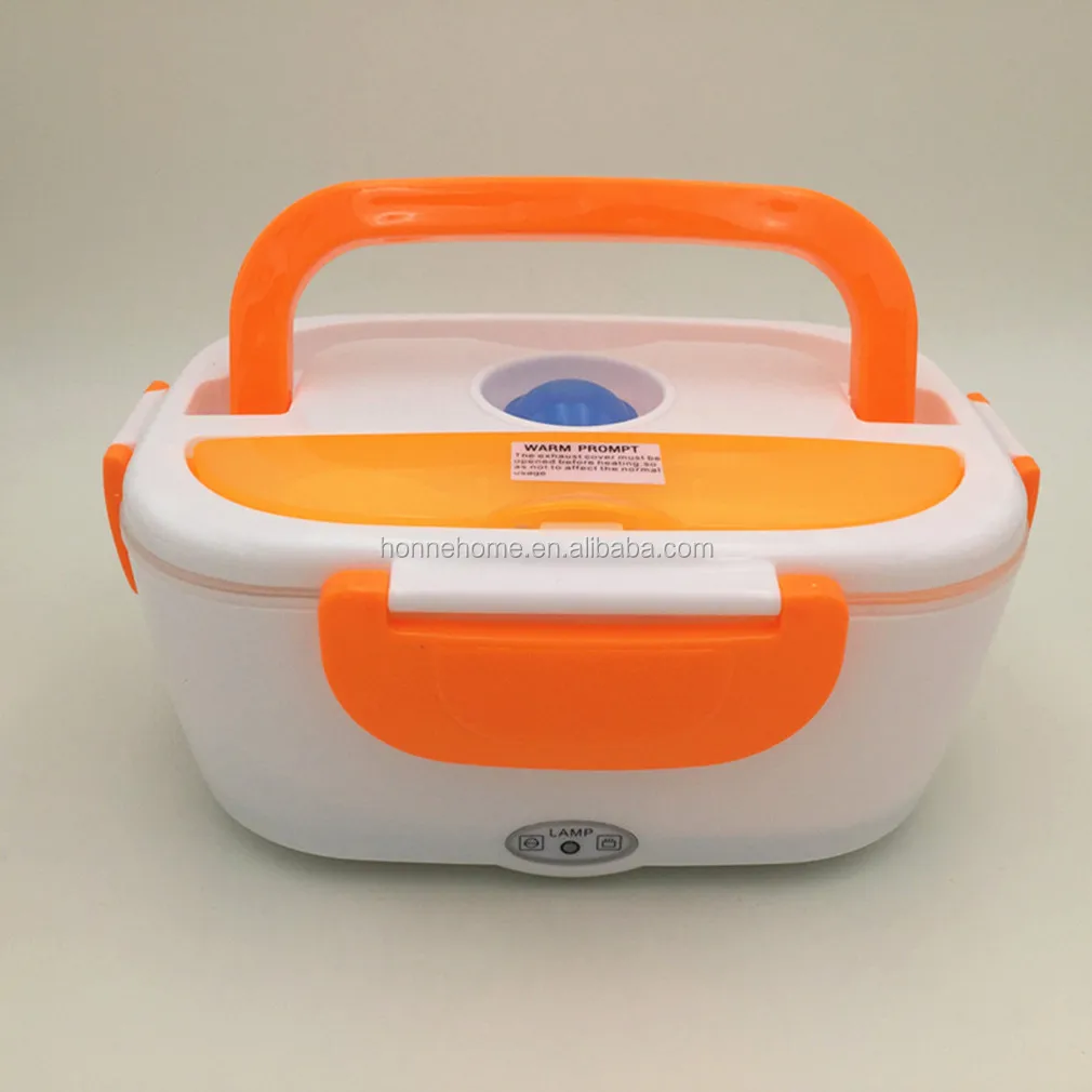 Easy carry Office Car Electric Lunch Box Sets Safe Stainless Steel Food Warmer Box
