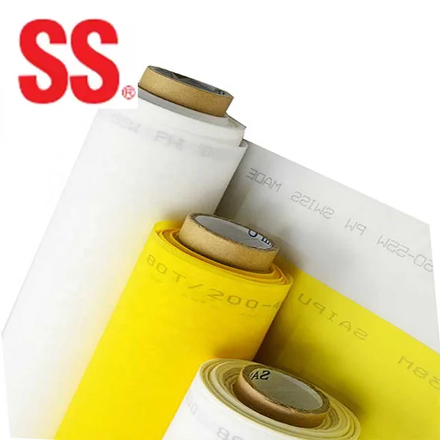 Nylon Plain Weave Printing Mesh for Silk Screen Printing for Cosmetic Bottle & Electronic Product Logo on Boxes