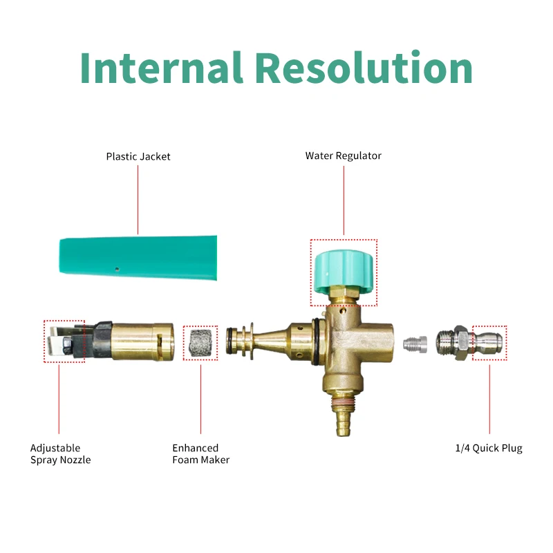 Hot selling Car detailing equipment car wash tool kit Snow Foam Lance with 1/4' Quick connector