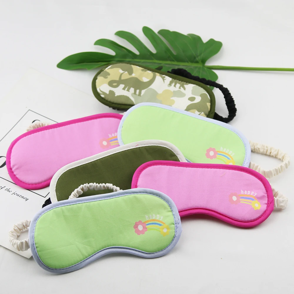 Wholesale 100% Bamboo Fiber Blackout Comfortable Eyemask Adjustable Face Sleep Mask for Travel