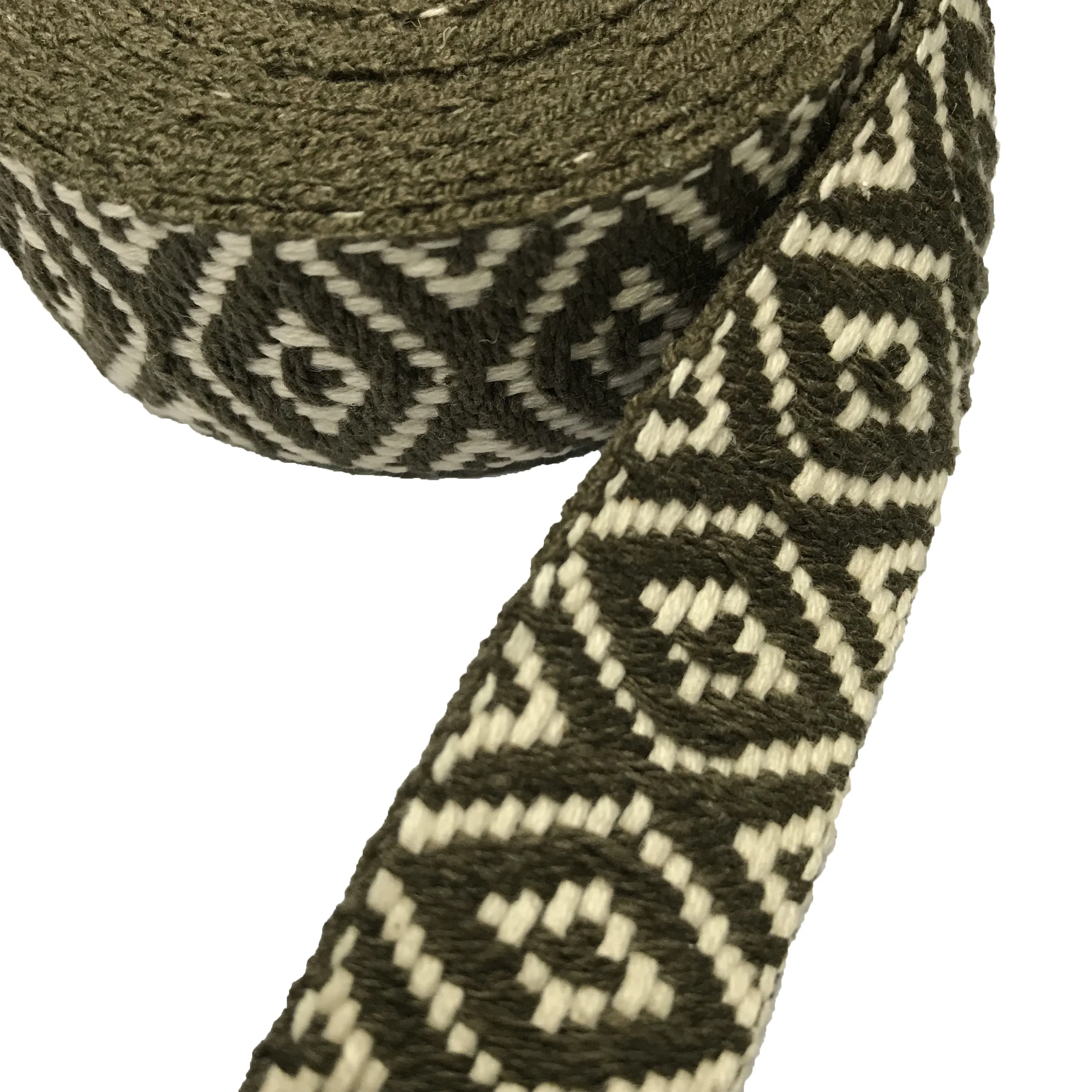 Nation style custom jacquard webbing anyaman / strap for 20mm