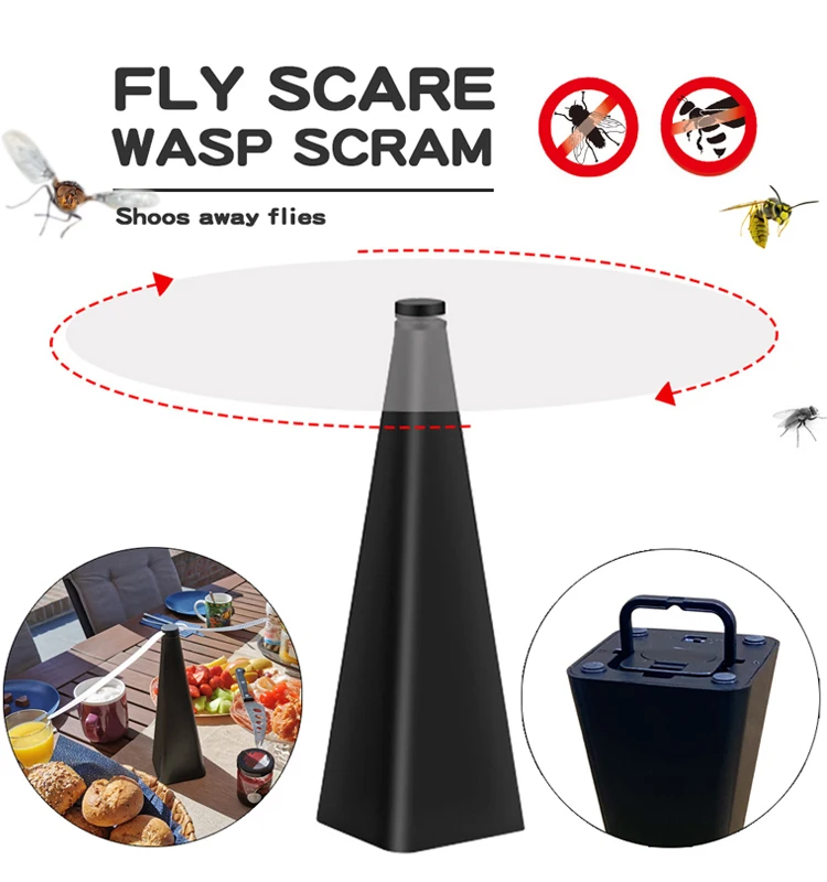 BolerGifts 2024 Drop shipping Fly Repellent Fan for Outdoor Patio Kitchen No Chemicals Keep Bugs Flies Away from Food