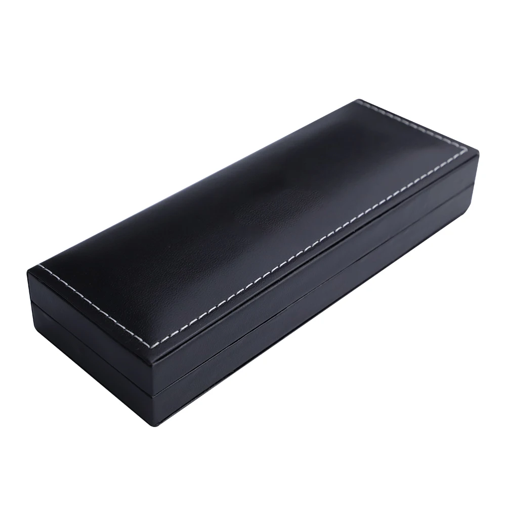 Хорошее качество черная ручка пластиковая упаковочная коробка футляр для ручек с пользовательским логотипом бизнес-подарка класса люкс