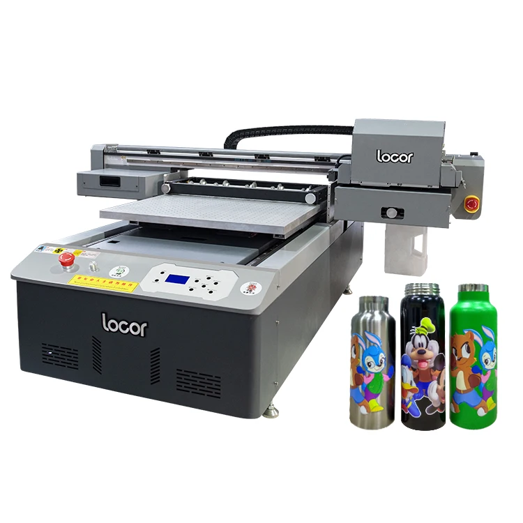 LOCOR A1 UV Flatbed Printer 9060 Price Phone Case Printer Machine for Rotary Flat Object Printing
