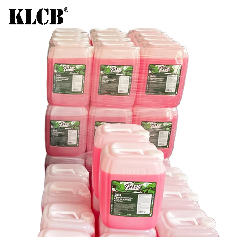 KLCB Car wash wax liquid 20L Pink car shampoo soap wax for auto,truck,motorcycle