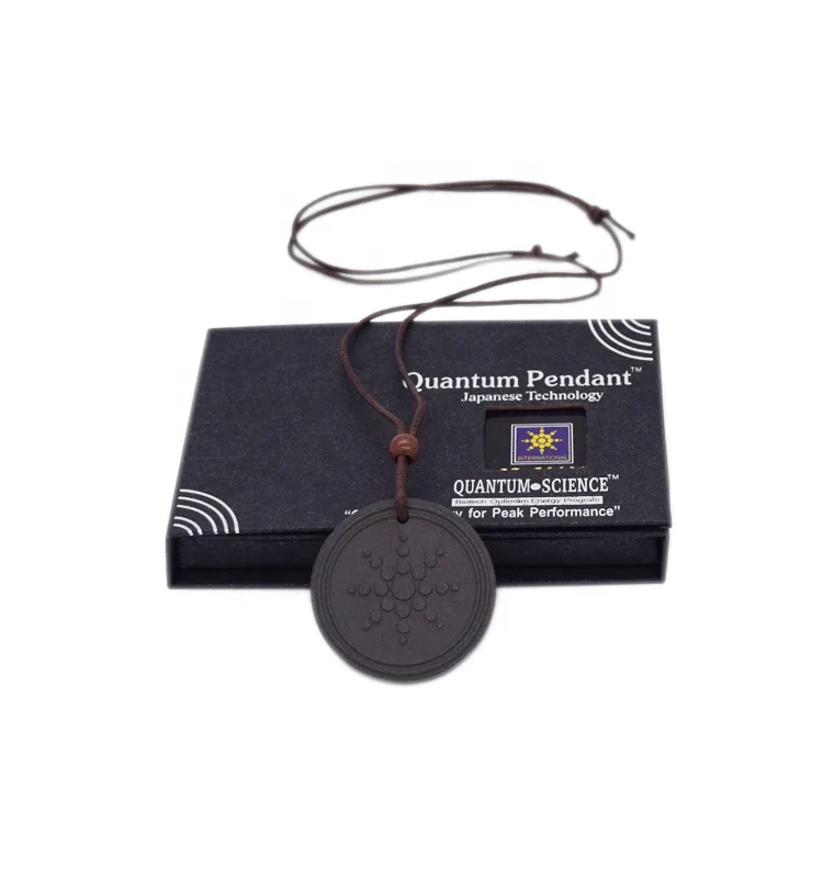 Quantum Pendants Scalar Energy Necklace Designs Neutralizer Anti Radiation Protection Shield Black Emf Pendant